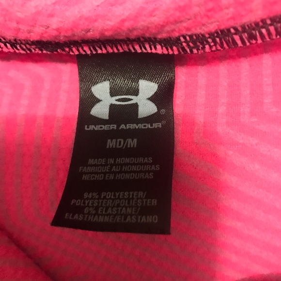 Under Armour Workout Jacket Hooded Zip Up Pink Med - Picture 2 of 9